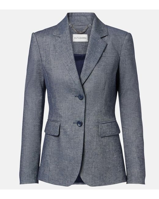 Altuzarra Blue Fenice Blazer