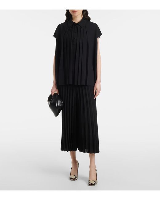 Joseph Black Antin Plisse Top