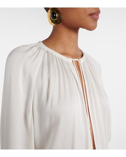 Tom Ford White Crepe Cady Jumpsuit