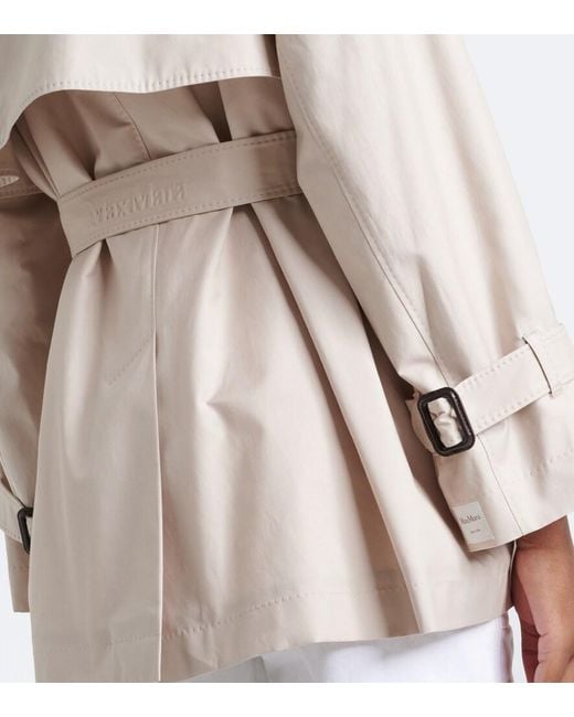 Max Mara Natural The Cube Cotton-Blend Twill Jacket