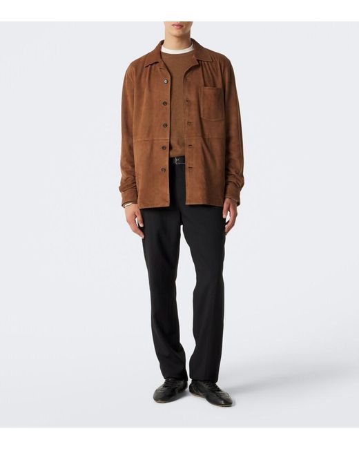 Arma Brown Nico Suede Jacket for men