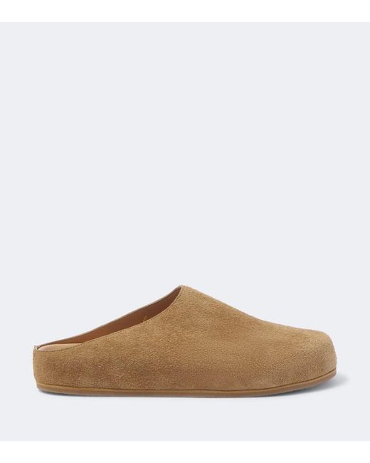 Studio Nicholson Brown Wearing Suede Mules for men