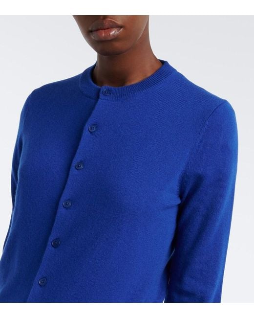 Extreme Cashmere Blue N°300 Little 2 Cashmere Cardigan