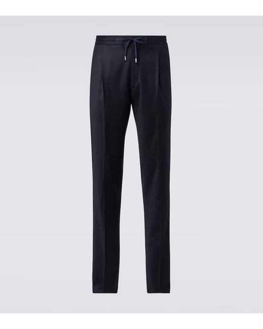Lardini Blue Wool And Cashmere Blazer for men