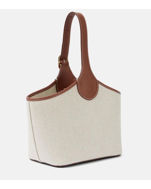 Borsa Bobbin di Loro Piana in White