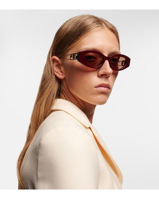 Dior Brown 30Montaigne B6I Cat-Eye Sunglasses