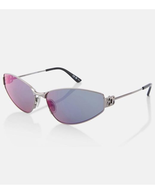 Balenciaga Blue Mercury Cat-Eye Sunglasses