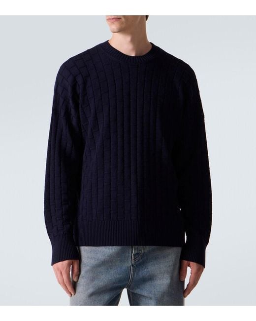 Plan C Pullover Aus Wolle in Blue für Herren