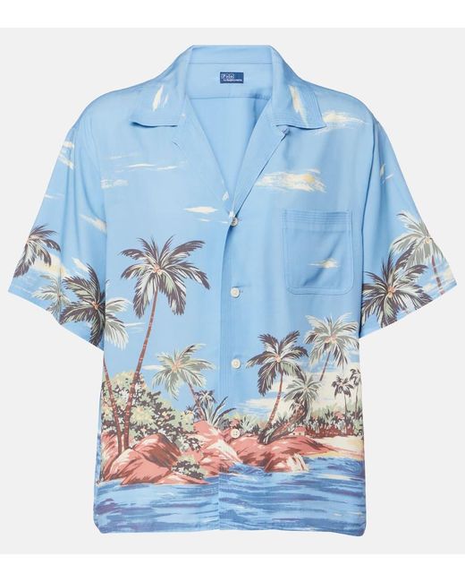 Polo Ralph Lauren Blue Printed Shirt