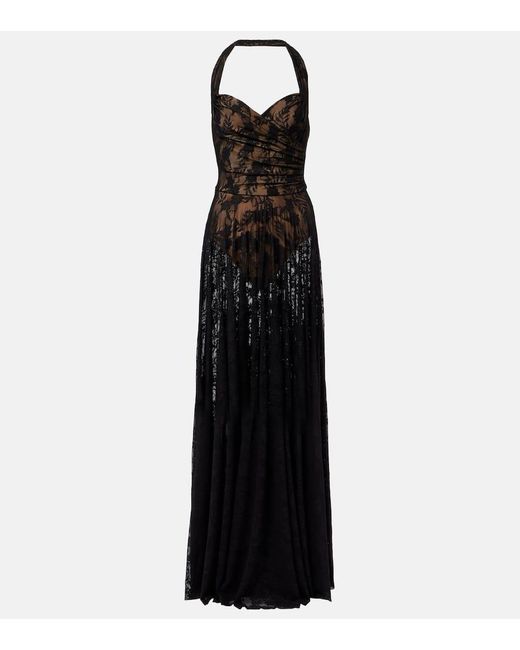 Norma Kamali Black Cayla Gown