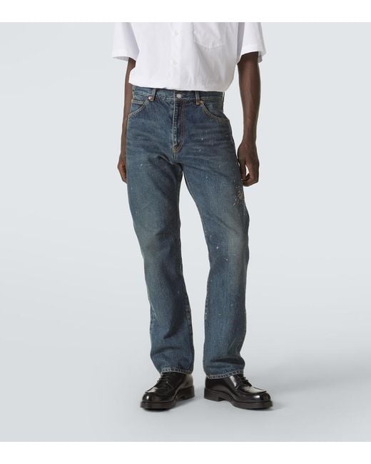 Jeans Rectos Painter Undercover de hombre de color Blue