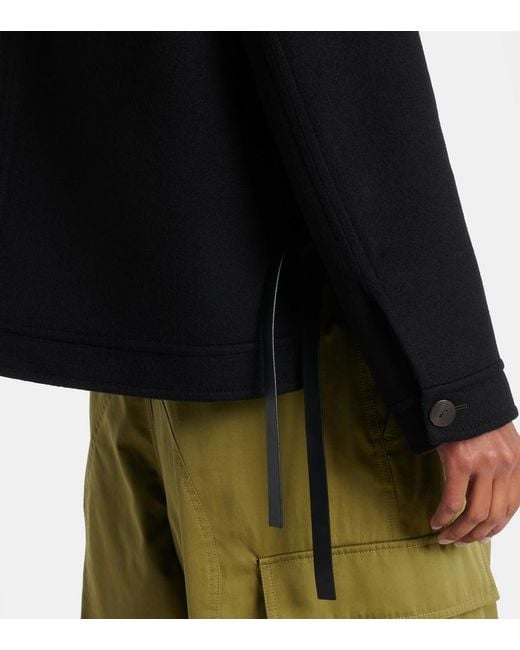 Loewe Black Wool And Cashmere Jacket
