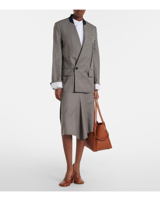 Christian Louboutin Brown Bettina Small Leather Tote Bag