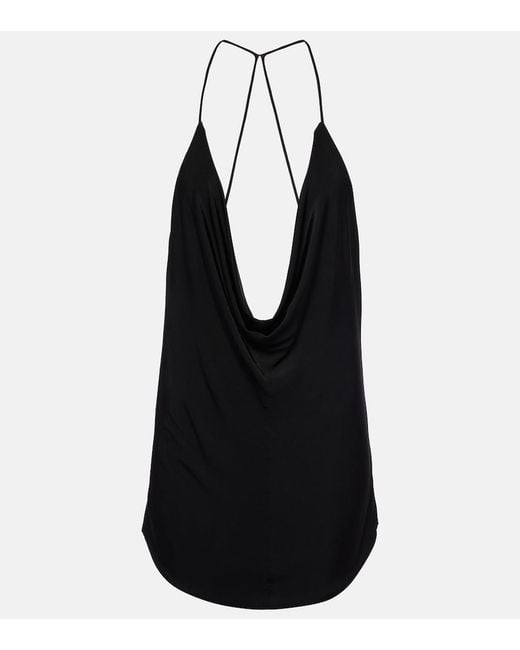 Tom Ford Black Sleeveless Tops