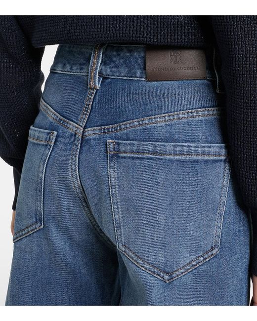 Brunello Cucinelli Blue Straight Jeans