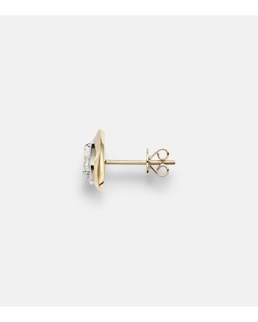 Rainbow K Metallic 9Kt Single Earring With Diamond