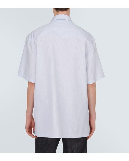 Jil Sander White Friday Pinstripe Cotton Shirt for men