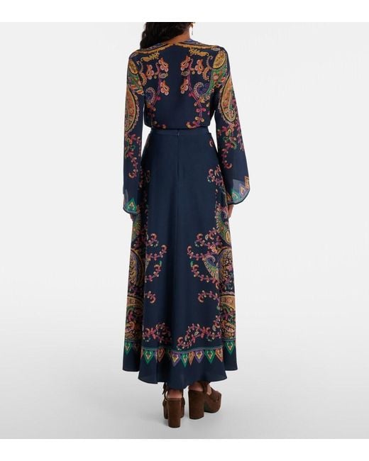 Gonna Lunga di Etro in Blue