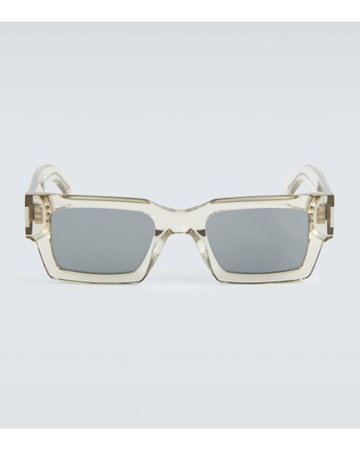 Saint Laurent Blue Sl 572 Square Sunglasses for men