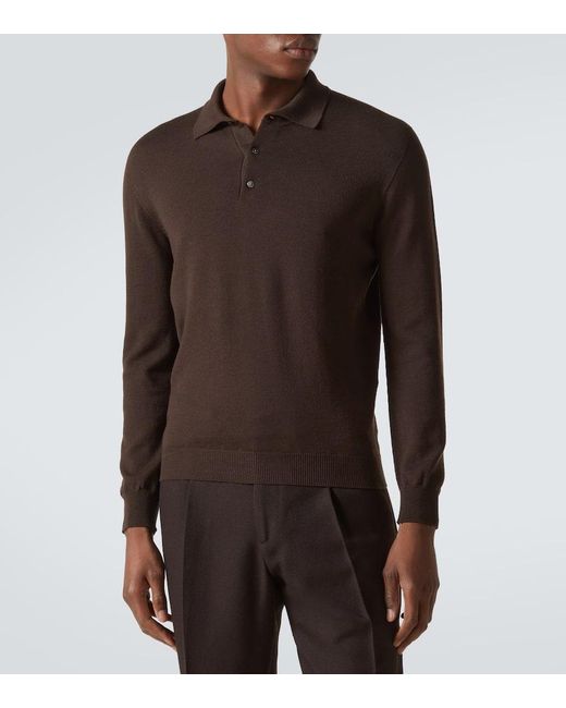 Jersey De Lana Saman Amel de hombre de color Brown