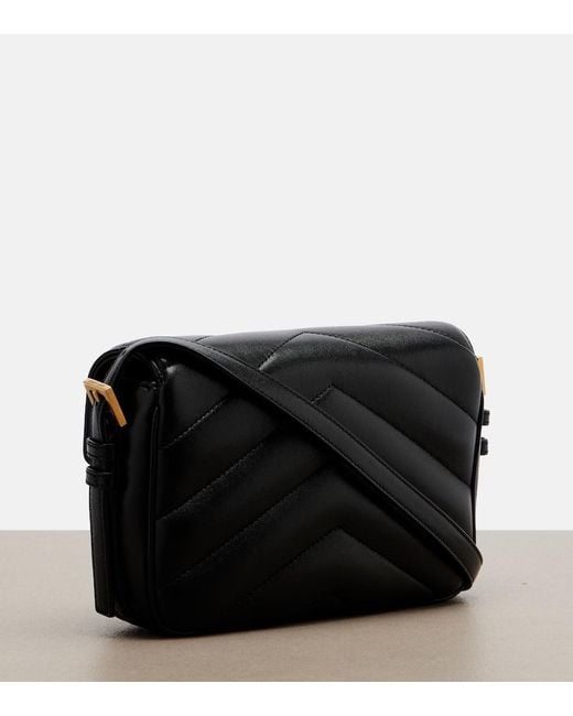 Saint Laurent Black Loulou Toy Leather Crossbody Bag