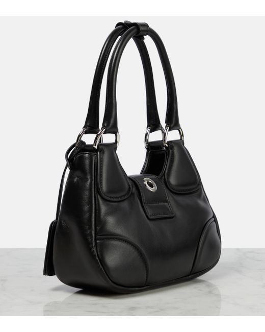 Prada Black Moon Small Leather Shoulder Bag