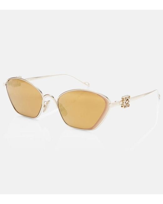 Loewe Natural Anagram Cat-Eye Sunglasses