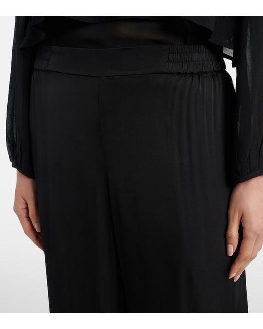 Velvet Black Larkin Wide-Leg Pants