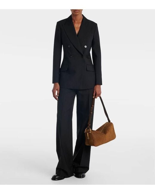 Gucci Brown Half Horsebit Medium Suede Shoulder Bag