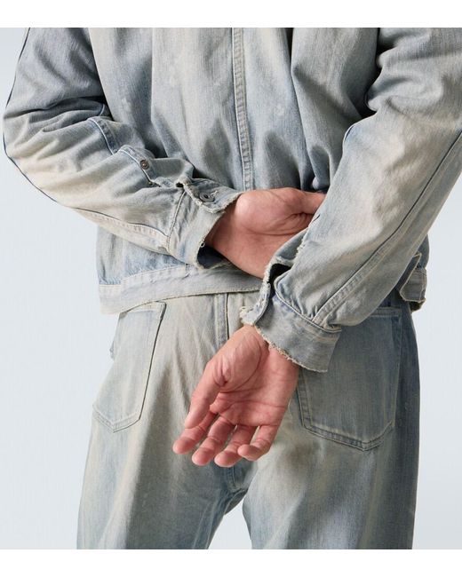A.PRESSE Blue 1St Type Denim Jacket for men