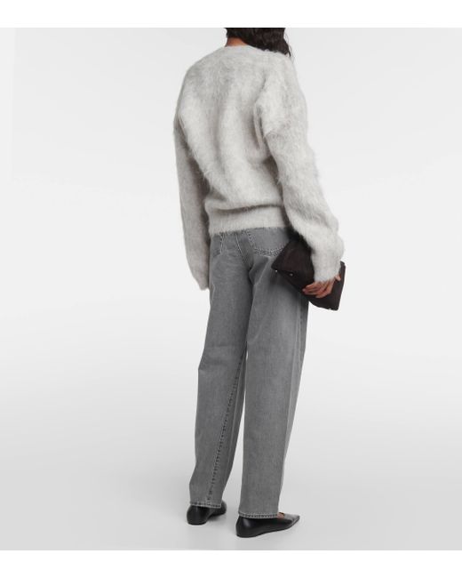 Totême  Gray Alpaca-blend Sweater
