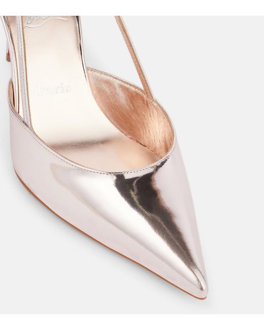 Christian Louboutin Pink Miss Z Strap 80 Leather Mary Jane Pumps