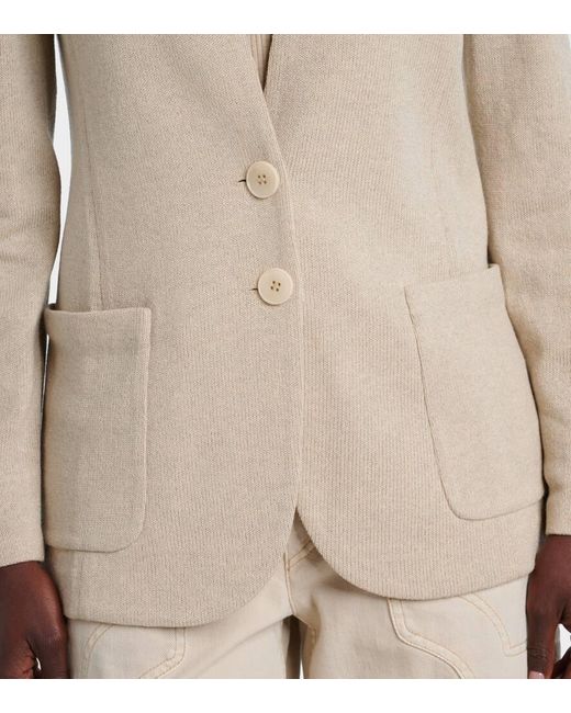 Chaqueta Olivia En Mezcla De Lana Isabel Marant de color Natural