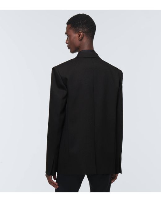 Givenchy Black U-lock Wool Jacket for men