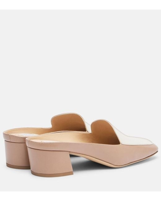 Gabriela Hearst Natural Alena Leather Mules