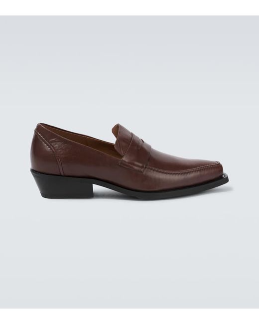 Our Legacy Cypher Leather Loafers in Brown for Men | Lyst