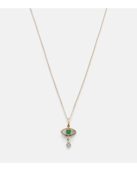 Ileana Makri White 18kt Gold Necklace With Diamonds