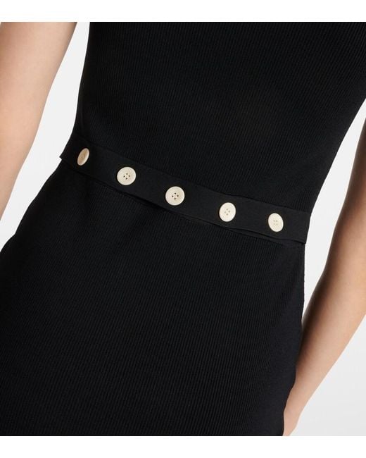 Proenza Schouler Black Label Cole Ribbed-Knit Tank Dress