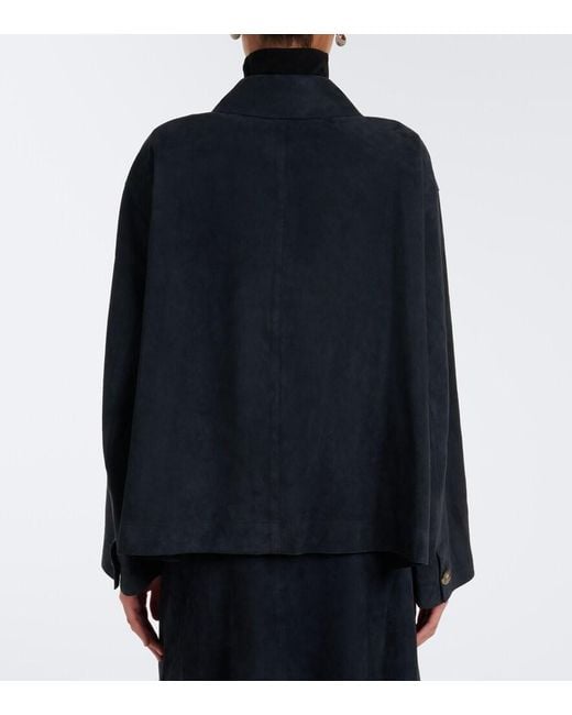 Joseph Blue Aitna Suede Jacket
