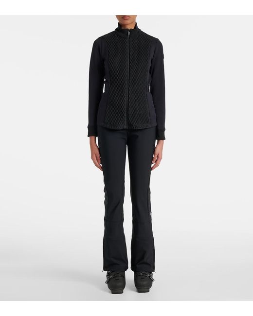 Fusalp Black High-neck Zipped Jacket