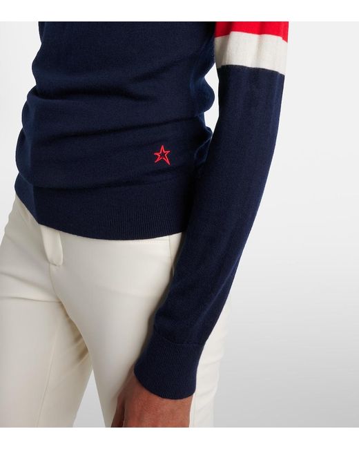 Perfect Moment Blue Neve Wool Sweater