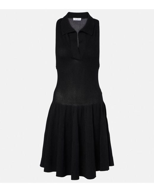 Alaïa Black Short Dresses