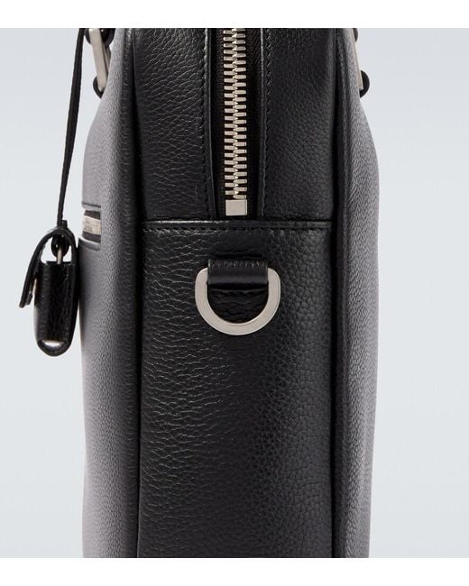 Saint Laurent Black Sac De Jour Leather Tote Bag for men