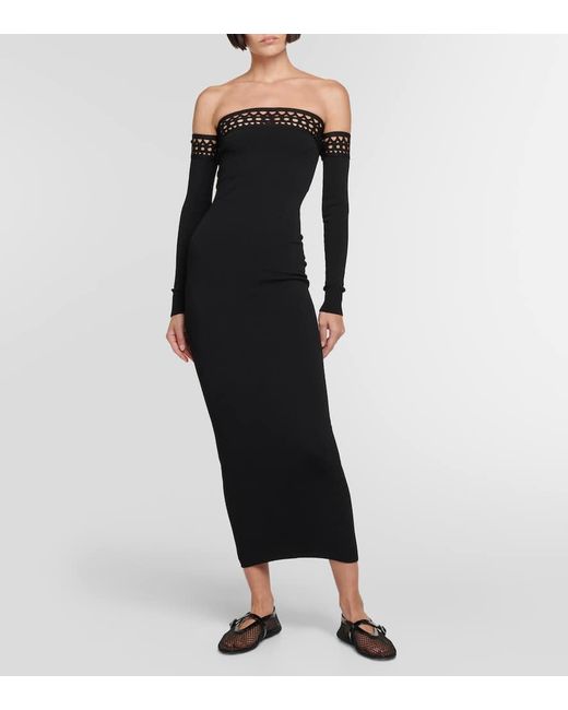 Alaïa Black Maxi Dress