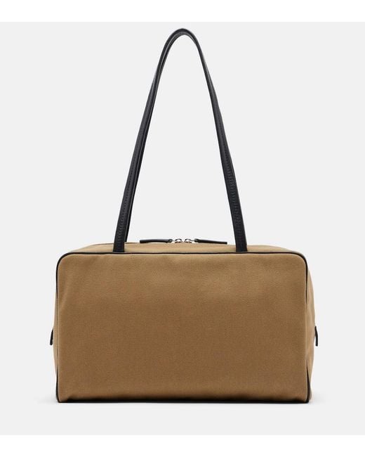 The Row Natural Astra Canvas Bowling Bag