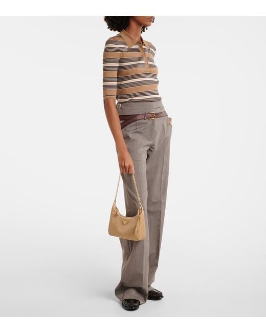 Prada Natural Re-Edition 2005 Re-Nylon Shoulder Bag