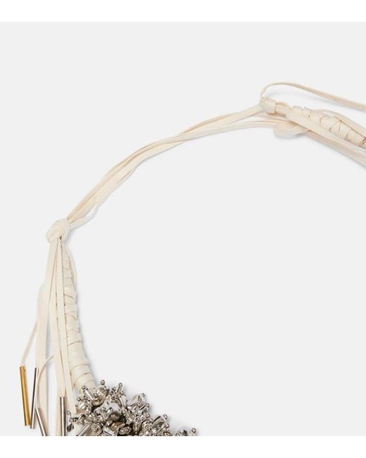 Collana di Dries Van Noten in Metallic