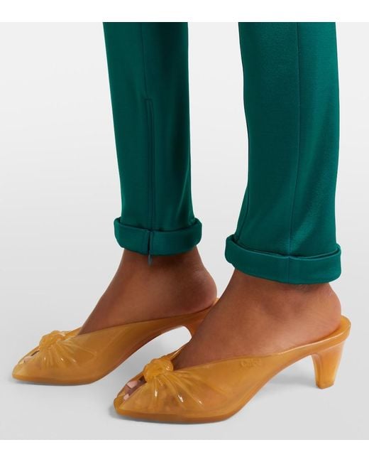 Chloé Natural Jelly Mules