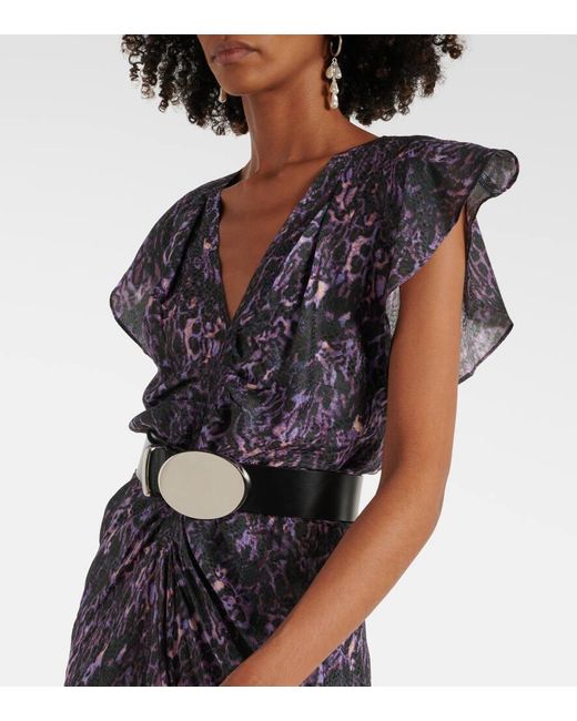 Isabel Marant Black Guertel Leonie Aus Leder