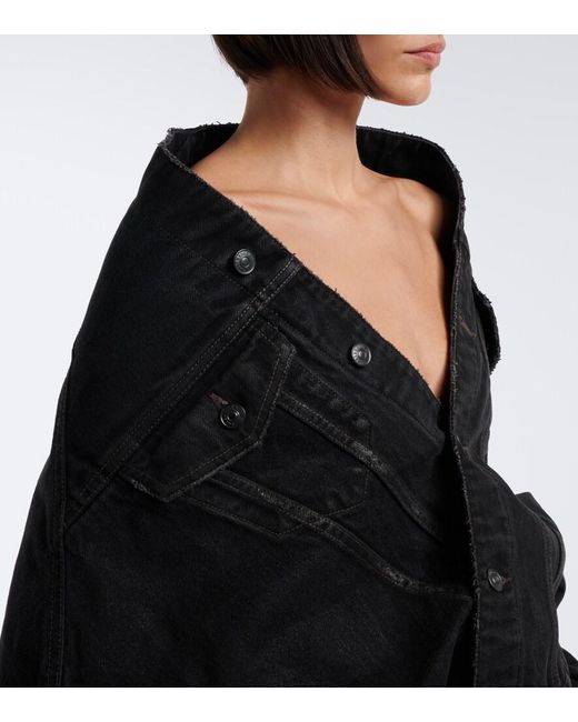 Balenciaga Black Denim Jacket